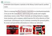 Mannix of Money Catch Heir Hunters Australia Reviews and Complaints