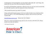 American Hole n One Rip Off